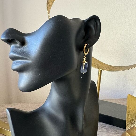 Statement hoop earrings N528 - Picture 3 of 4
